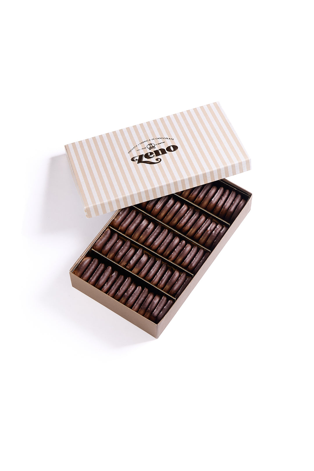 Scatola di zenotti al cioccolato fondente