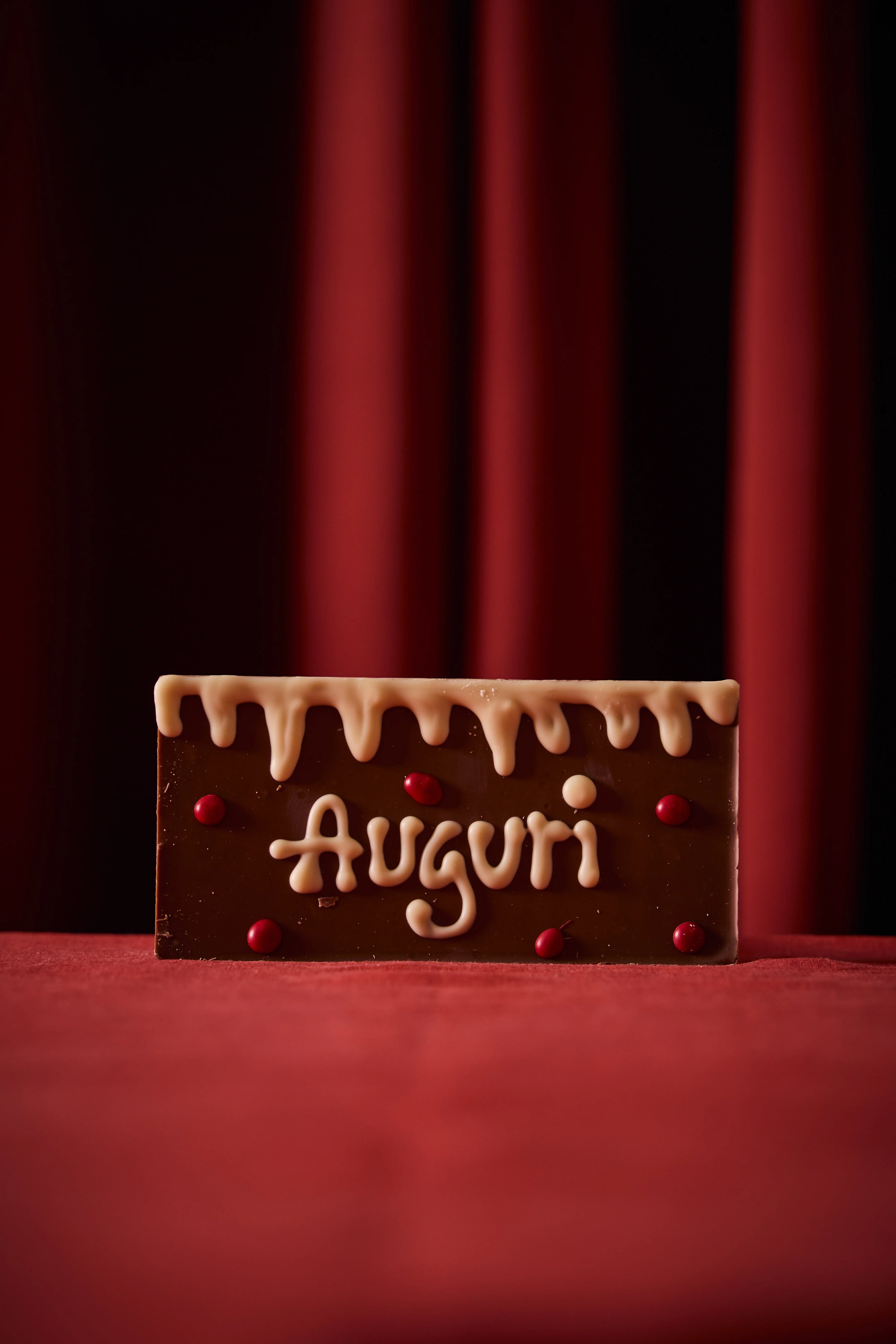 Tavoletta di auguri di cioccolato al latte