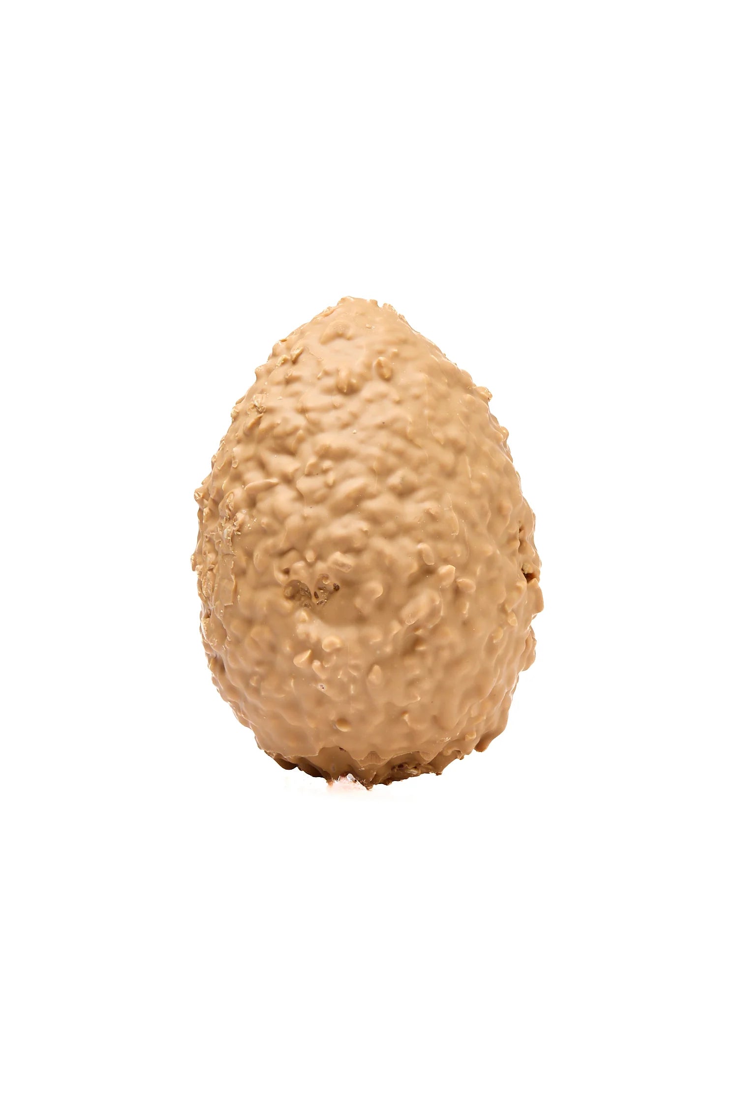 Uovo al caramello con granella di arachidi