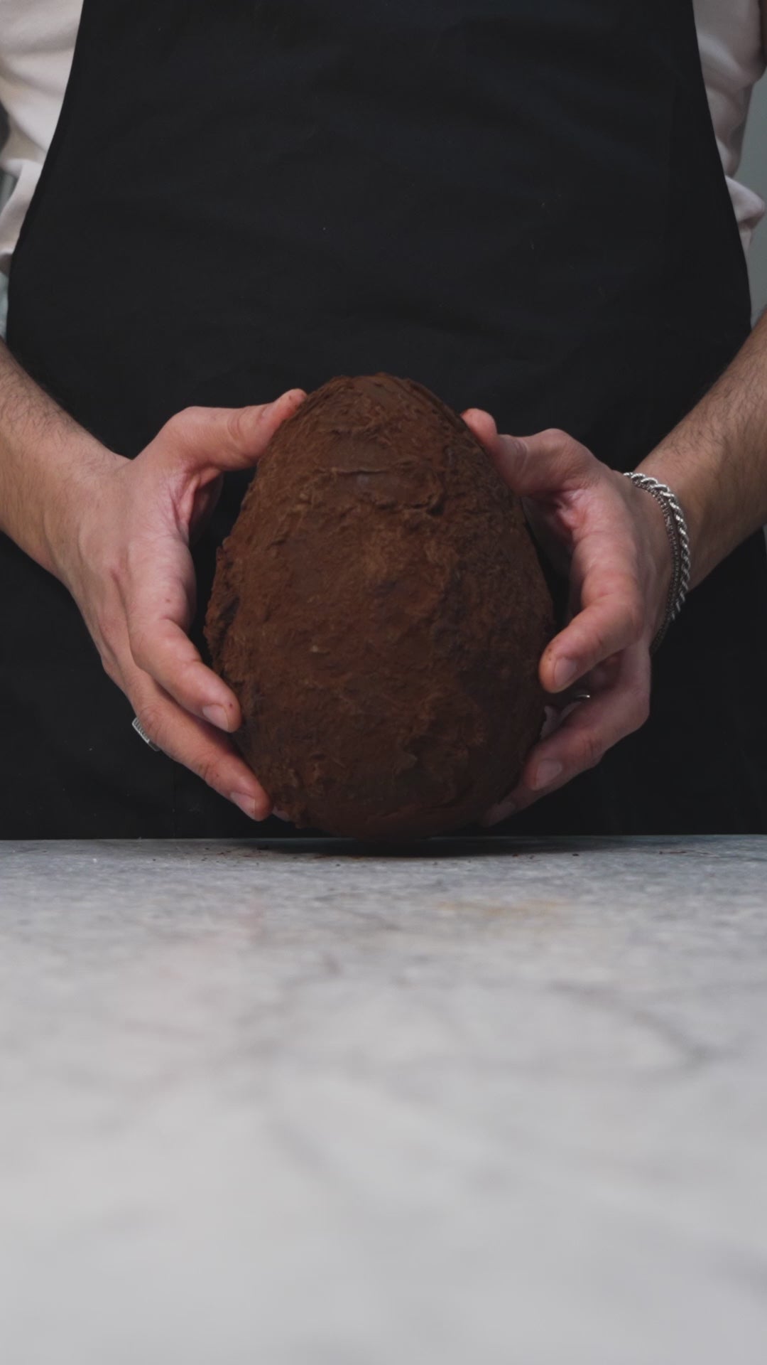 Uovo "Tartufon" con polvere di cacao